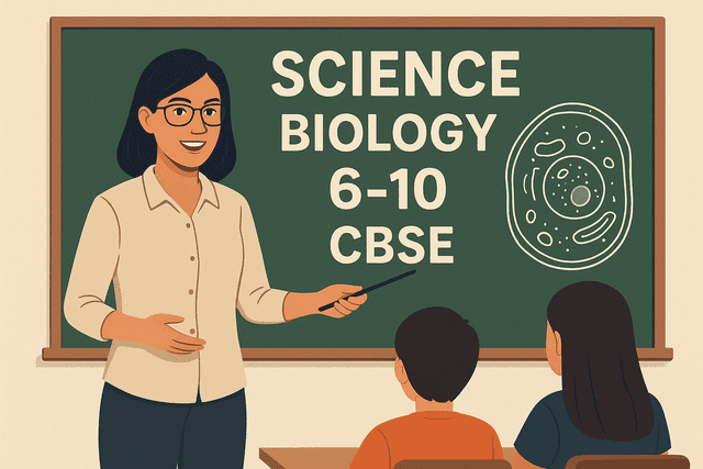Weekly Online Biology & Science Classes for CBSE Grades 6–10 by Rosy Guniti